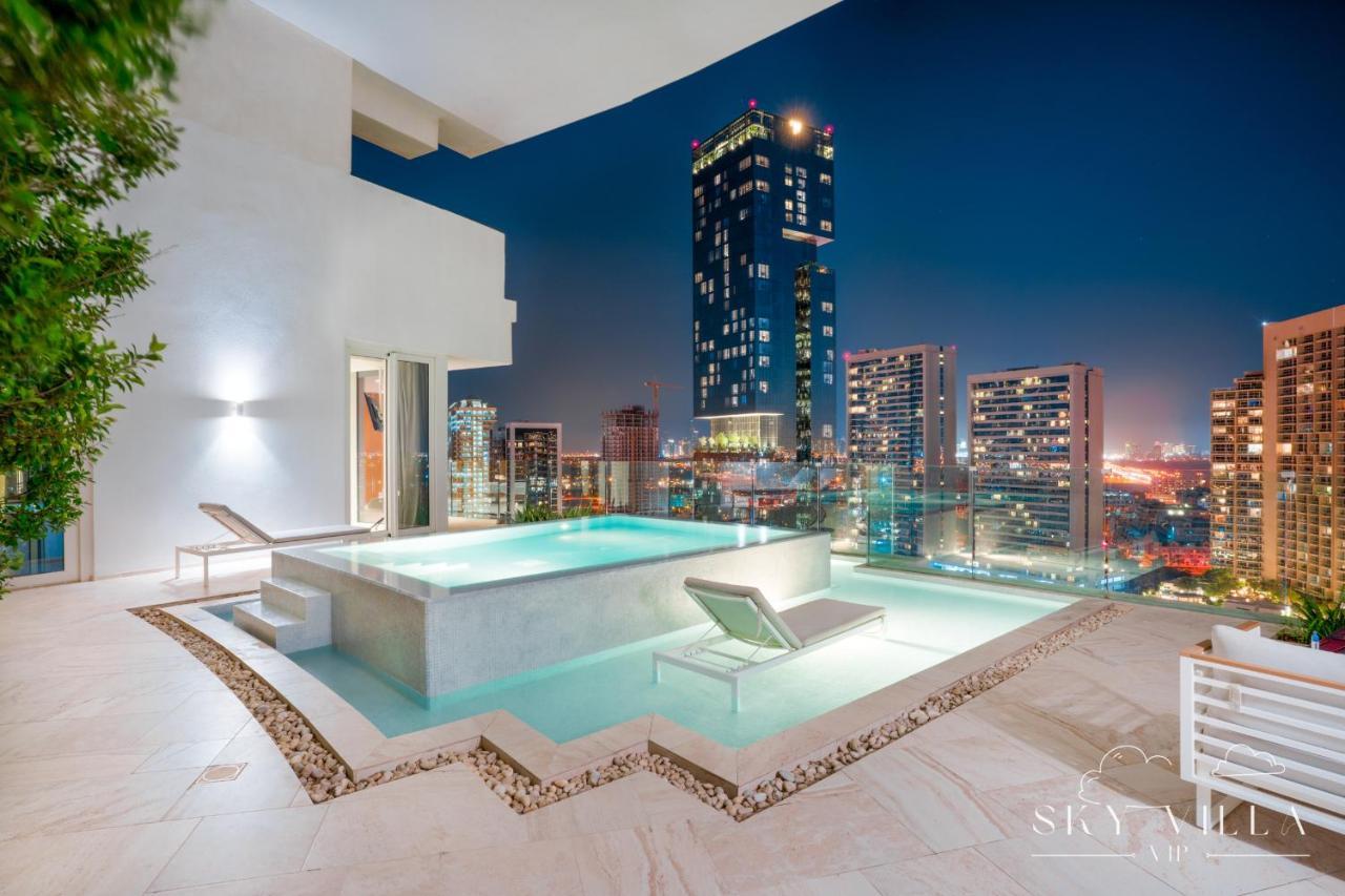 Five Jumeirah Village - Luxury Sky Villa Private Pool Dubai Esterno foto